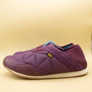 Teva Ember Moc Purple Quilted Slip On Shoes 1018225 Women's Size 11